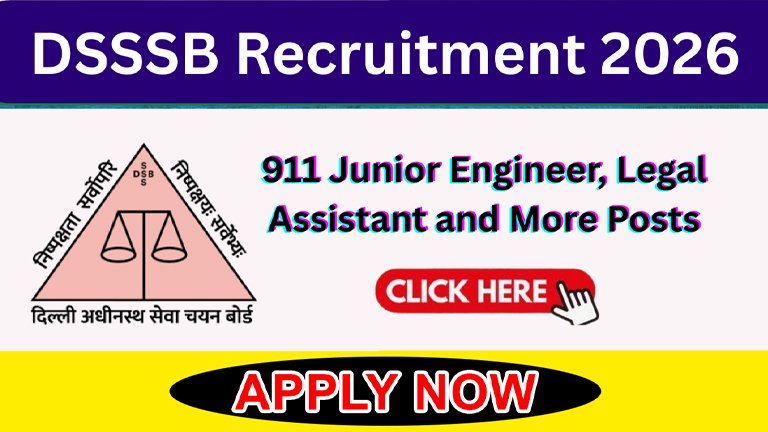 DSSSB Recruitment 2026