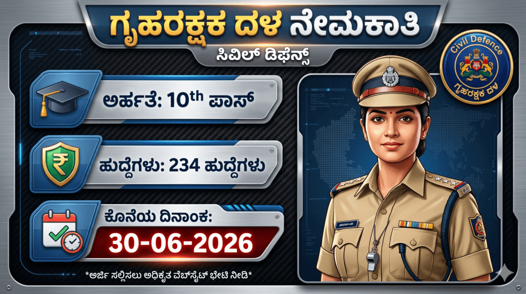 Home Guard Karnataka 2026Recruitment 2026