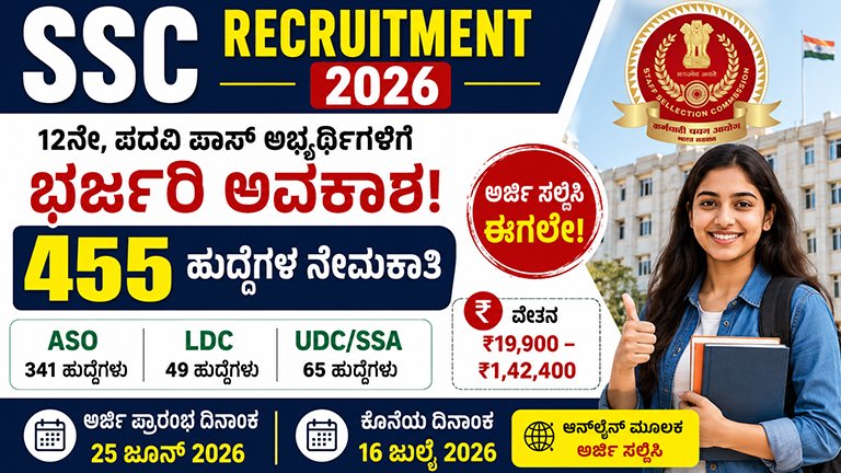 SSC Recruitment 2026