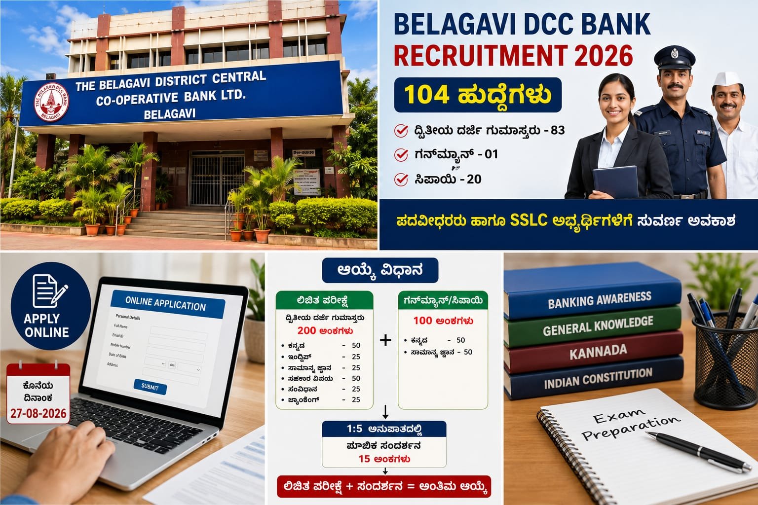 Belagavi DCC Bank Recruitment 2026
