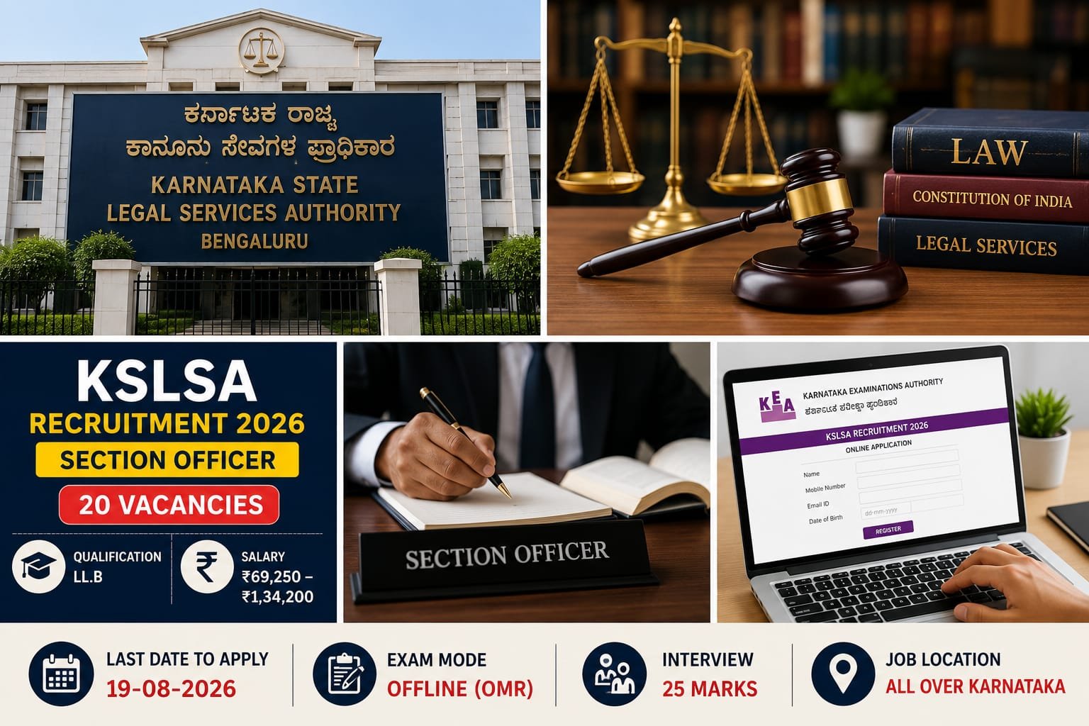 KSLSA Recruitment 2026