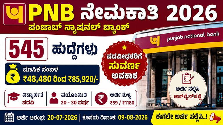 PNB Recruitment 2026