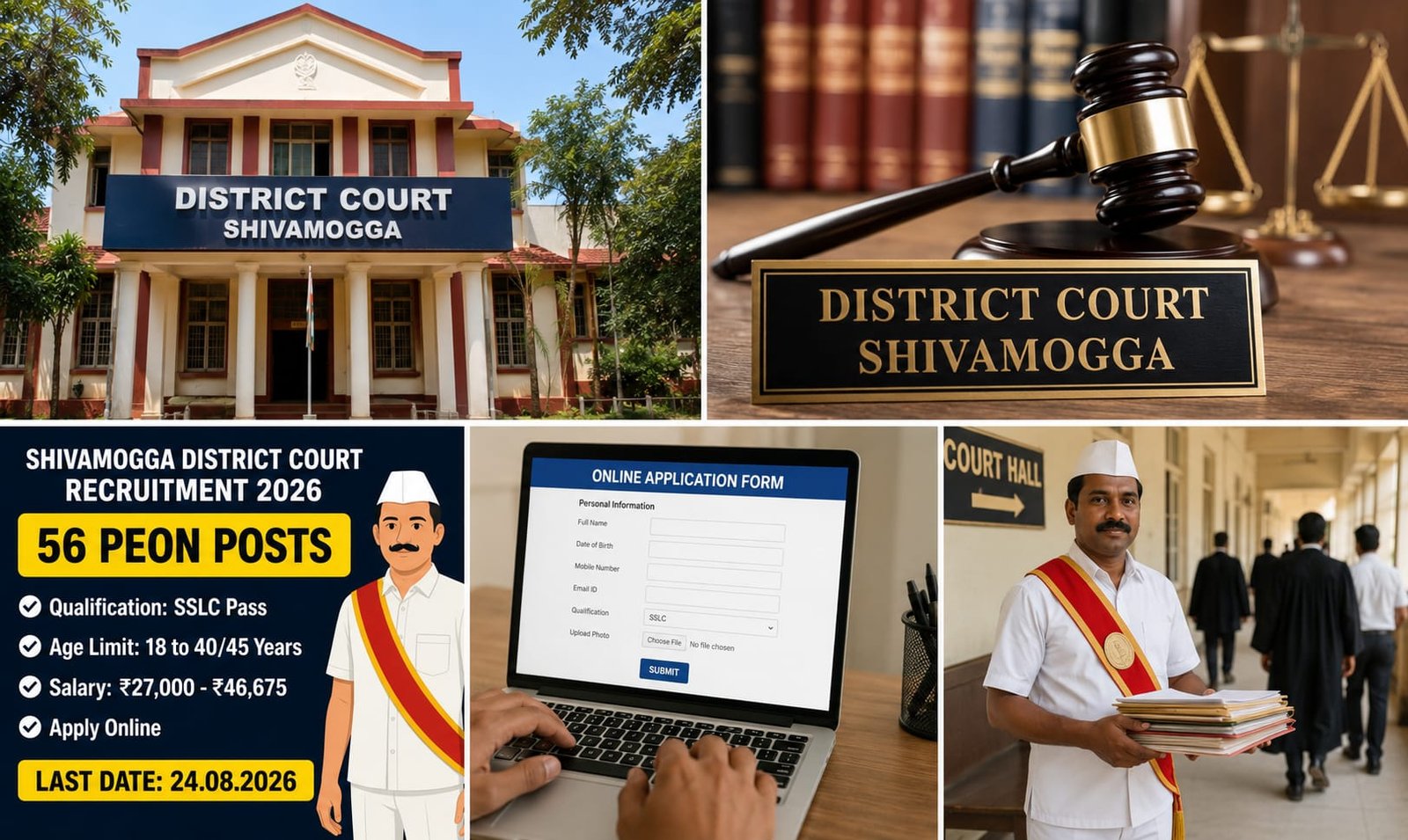 Shivamogga District Court Recruitment 2026