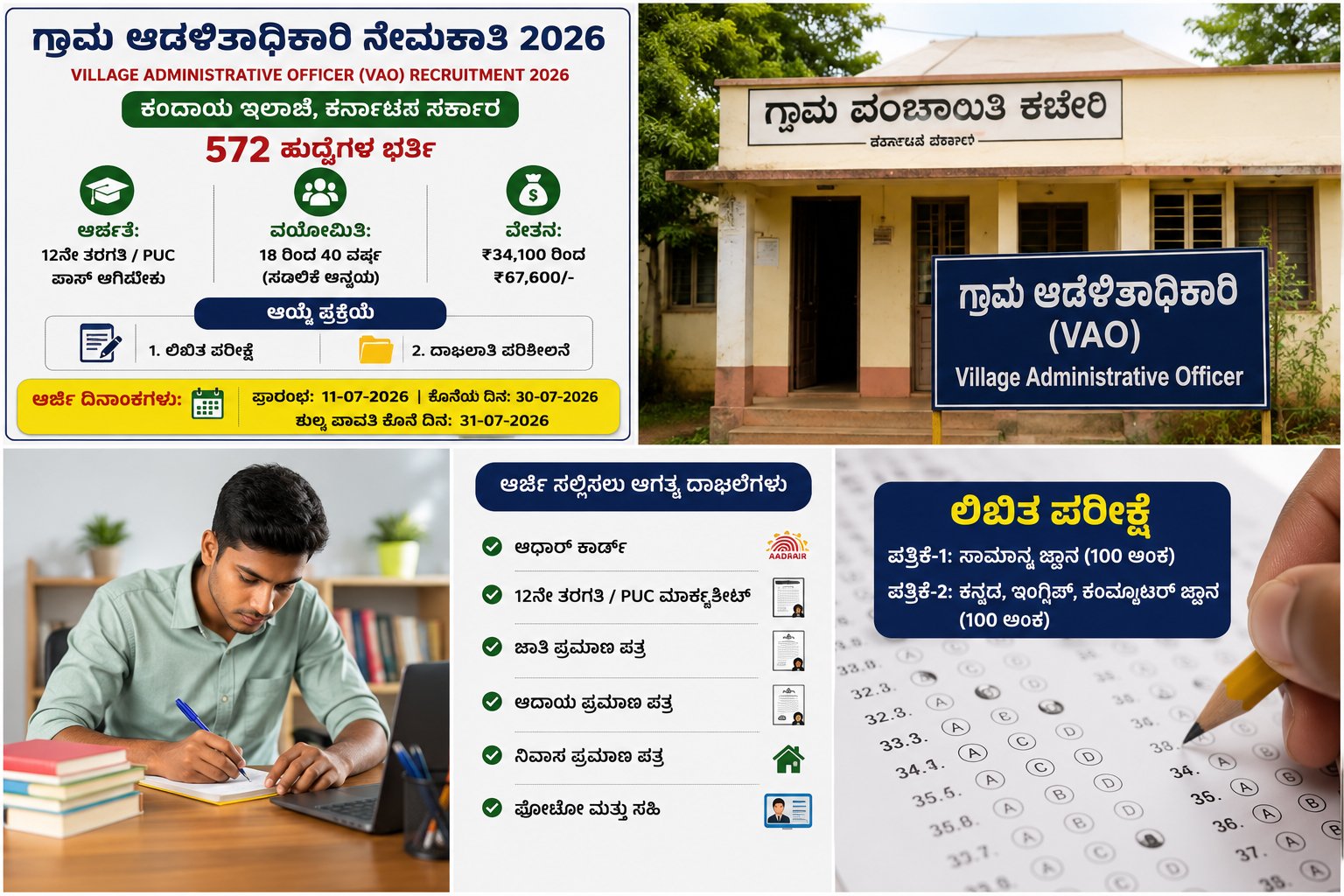 Village Accountant Recruitment 2026