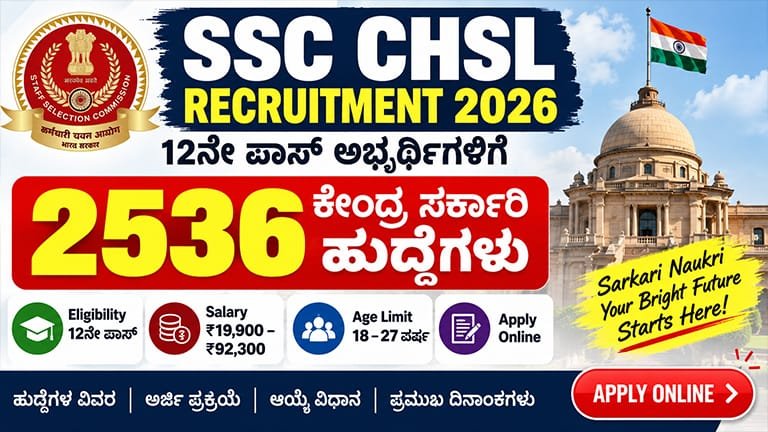 SSC CHSL Recruitment 2026